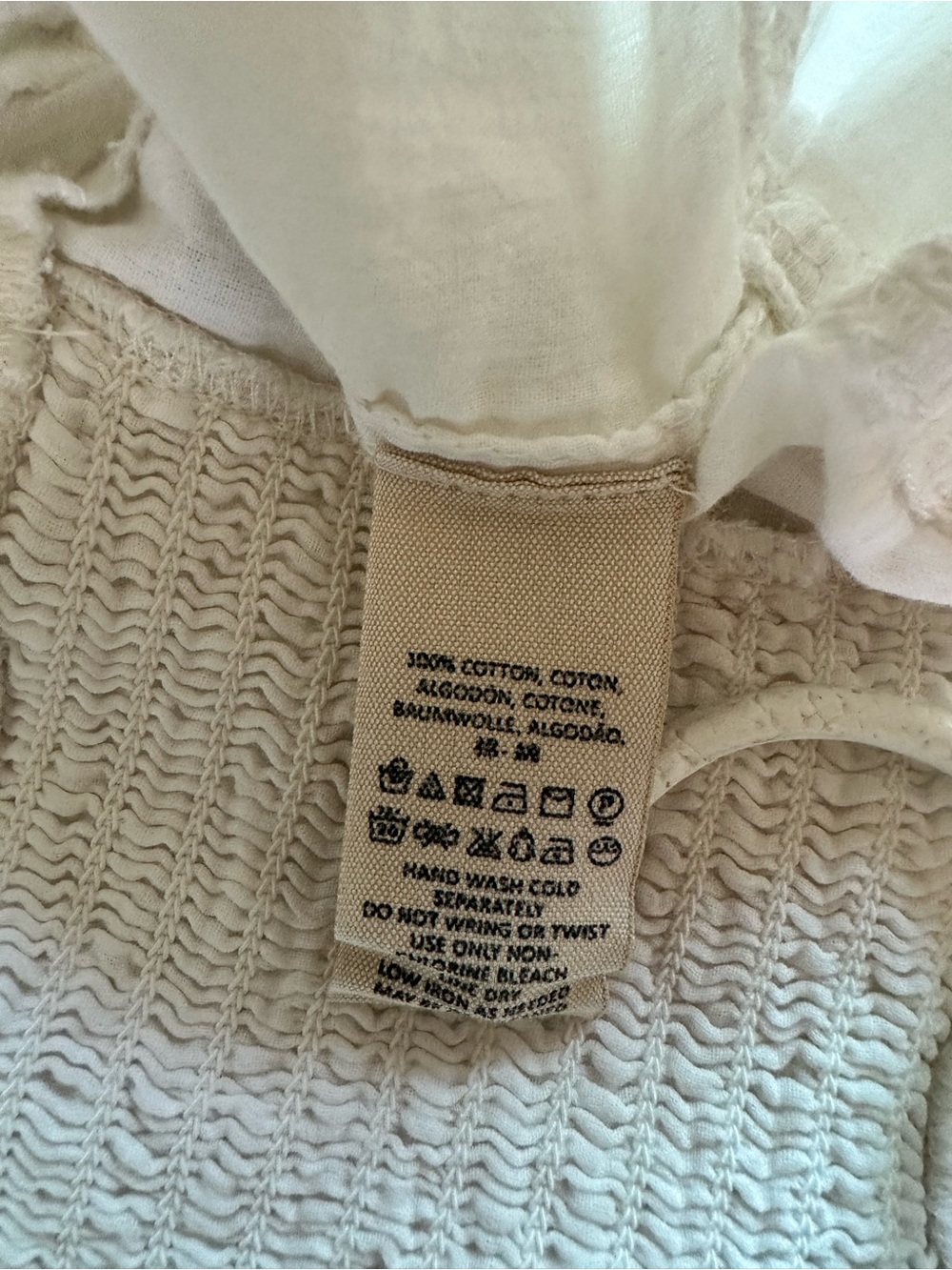 Free People White V-Neck Buttoned Peasant Blouse - Picture 4 of 10